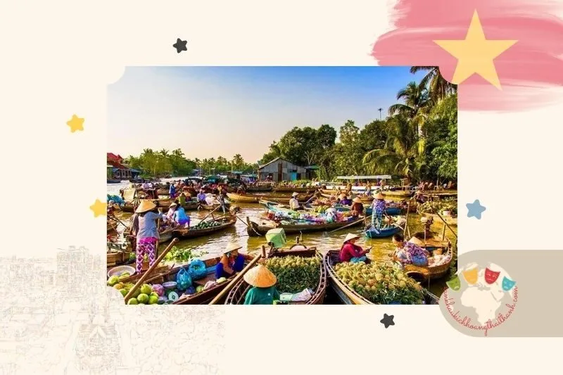 Chợ nổi Trà Ôn